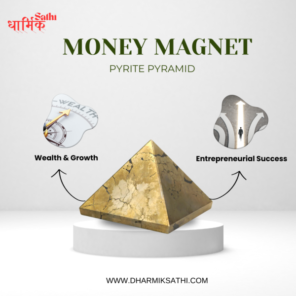 Money Magnet Pyrite Pyramid